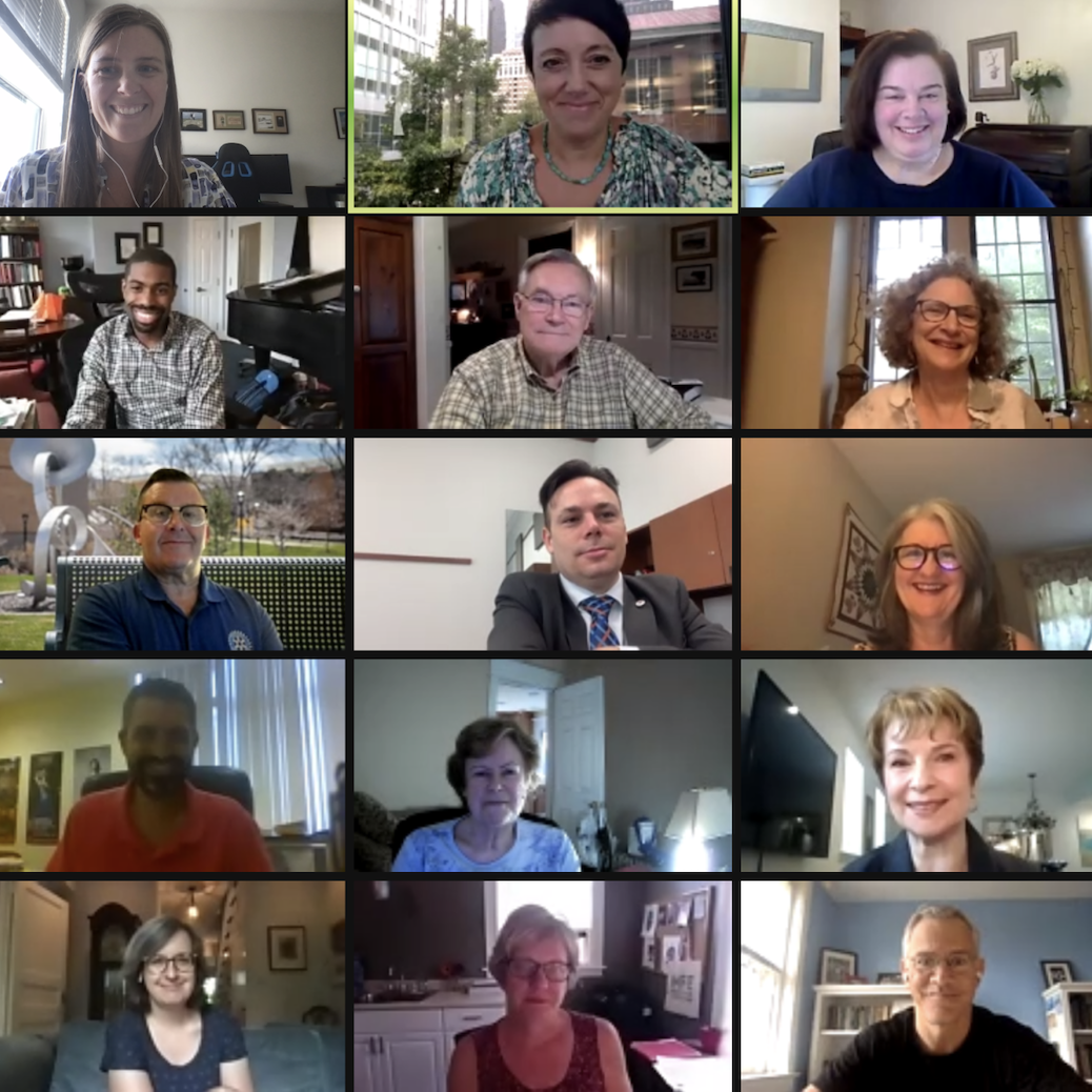 Participants in the Next Movement forum on centering racial equity.