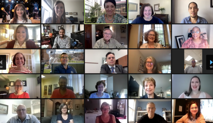 Participants in the Next Movement forum on centering racial equity.