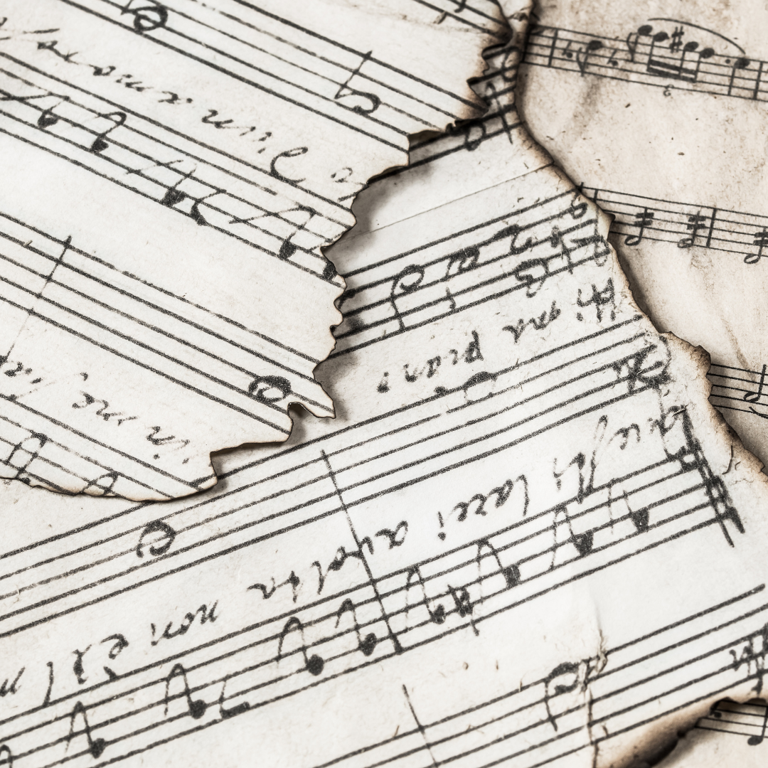 music notes representing a year in review for The Presser Foundation